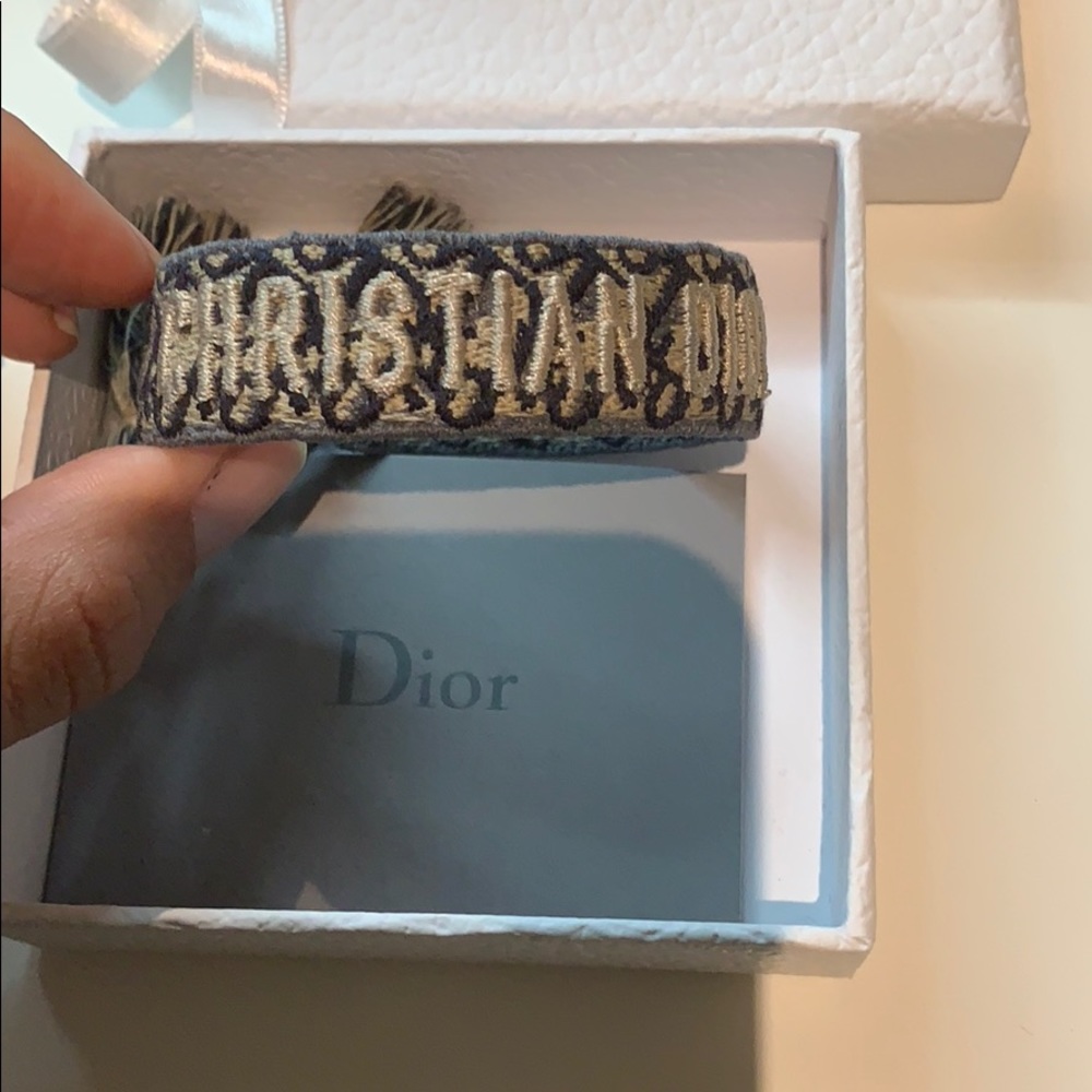 CD friendship bracelet In blue